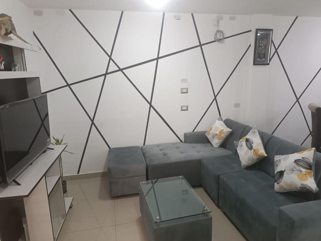 Posezení v ubytování Dept 301 piso 03 Consultar Cochera,