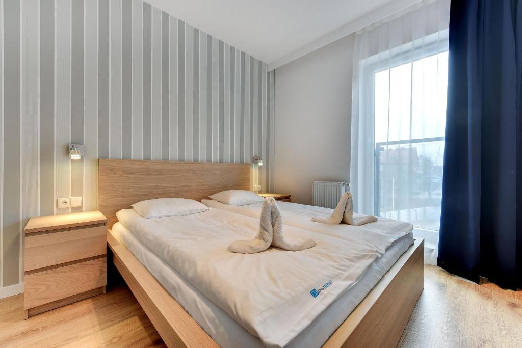 Apartamenty Apartinfo Chmielna Park - Deluxe One-Skroom Apartment с балконом и парковкой (4 взрослых)