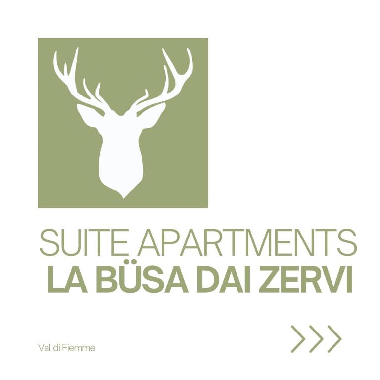 a logo for the state applications la bussa dzzv at La Busa dai Zervi in Daiano