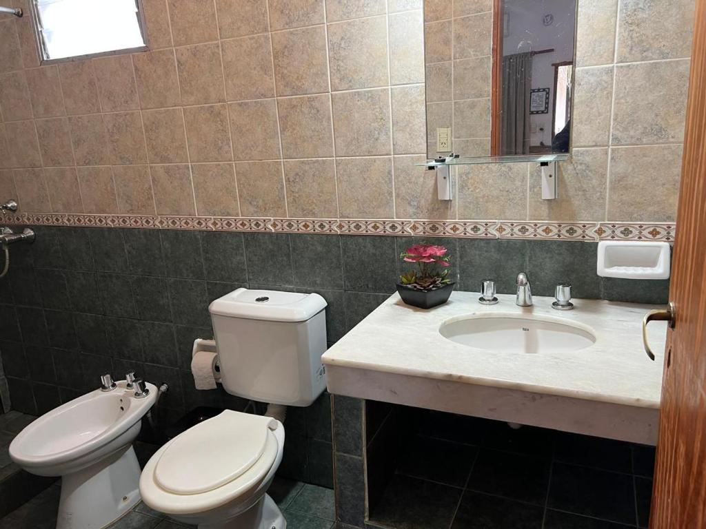 Koupelna v ubytování La Vieja Guardią