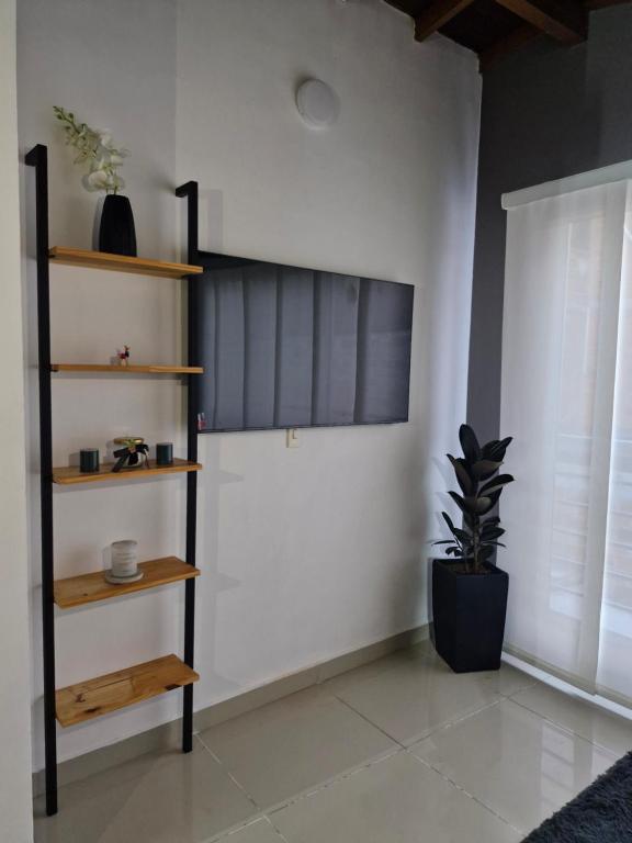 Kuchyň nebo kuchyňský kout v ubytování 302 Apartamento Completo en Medellín