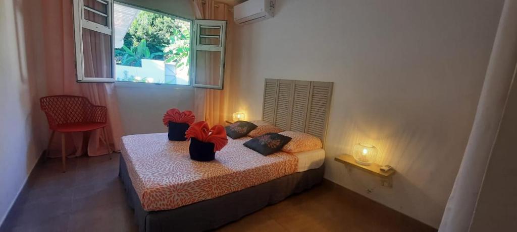Postel nebo postele na pokoji v ubytování Villa Lunéa