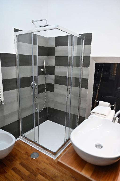 Koupelna v ubytování B&B MareLuna