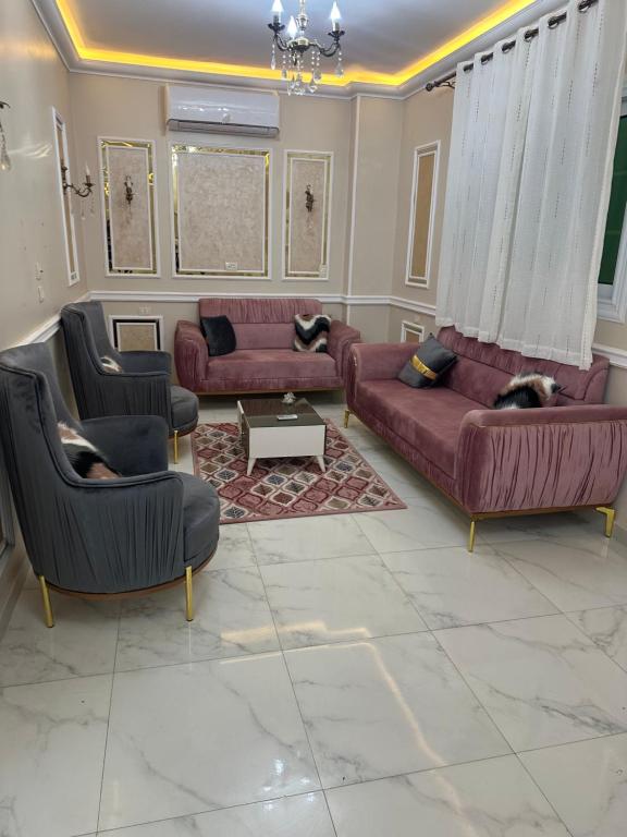 Posezení v ubytování VIP villa Ali