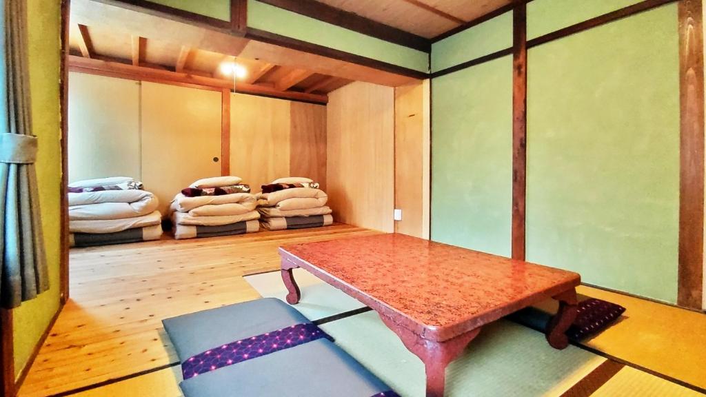 Posezení v ubytování Amino Guesthouse Bench