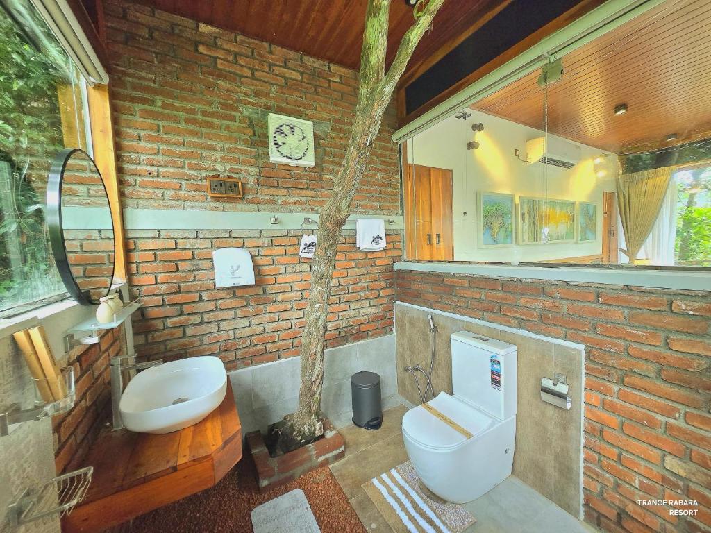 Koupelna v ubytování Trance rabara resort