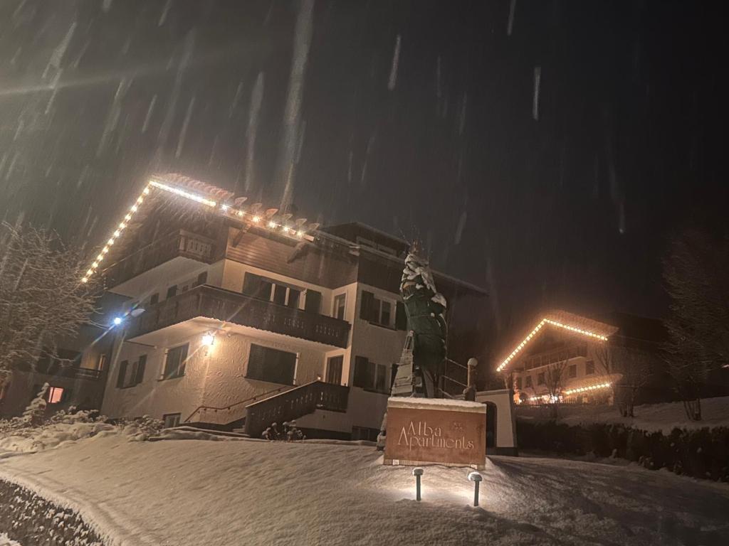 Alba Apartments v zimě
