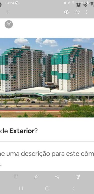 ein Screenshot einer Website mit einem Bild einer Stadt in der Unterkunft APARTAMENTO OLIMPIA PARK RESORT 503 c in Olímpia