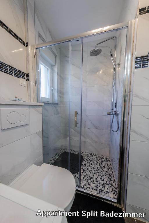 Koupelna v ubytování Ferienhaus Elias Nikola