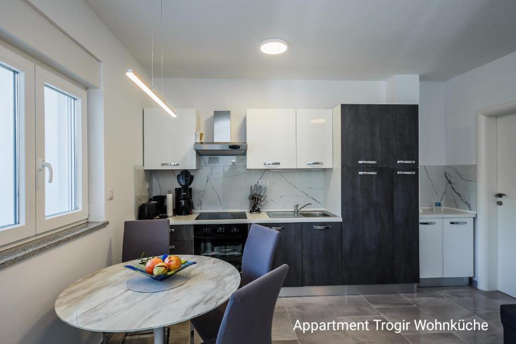 Kuchyň nebo kuchyňský kout v ubytování Ferienhaus Elias Nikola