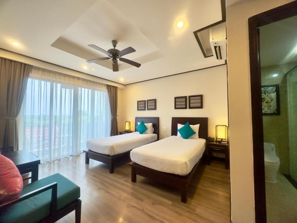 Phòng Deluxe Giường Đôi/2 Giường Đơn Nhìn Ra Sông