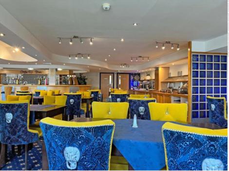 Restaurace v ubytování Diamond Lodge