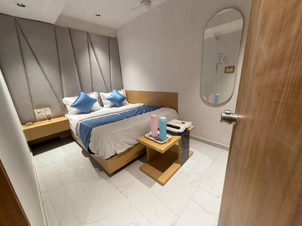 Postel nebo postele na pokoji v ubytování Hotel phoniex