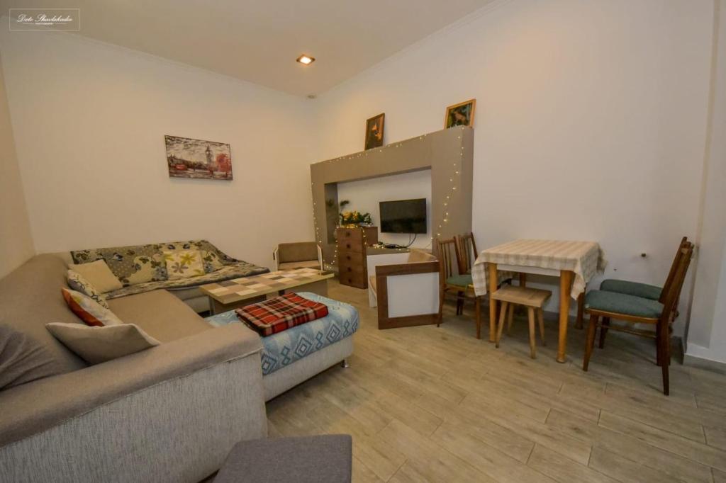 Posezení v ubytování Apartment Soho Tabidze