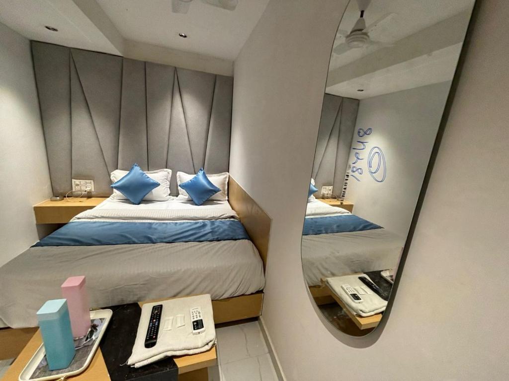 Postel nebo postele na pokoji v ubytování Hotel phoniex