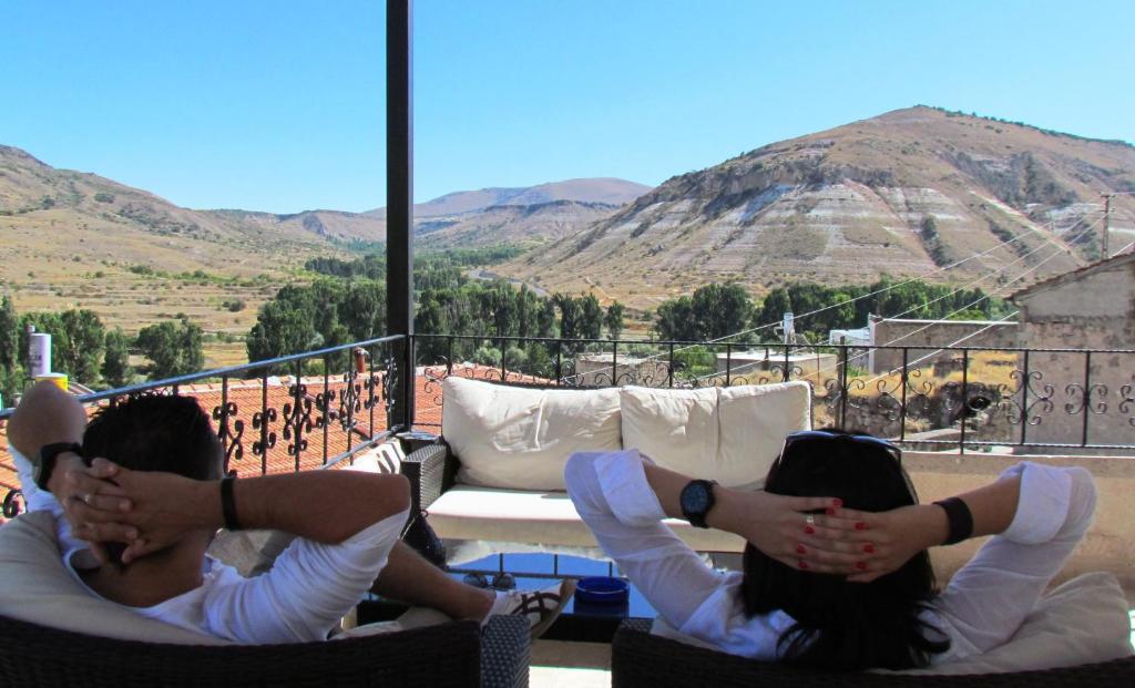 Nespecifikovaný výhled na hory nebo výhled na hory při pohledu z bed and breakfast