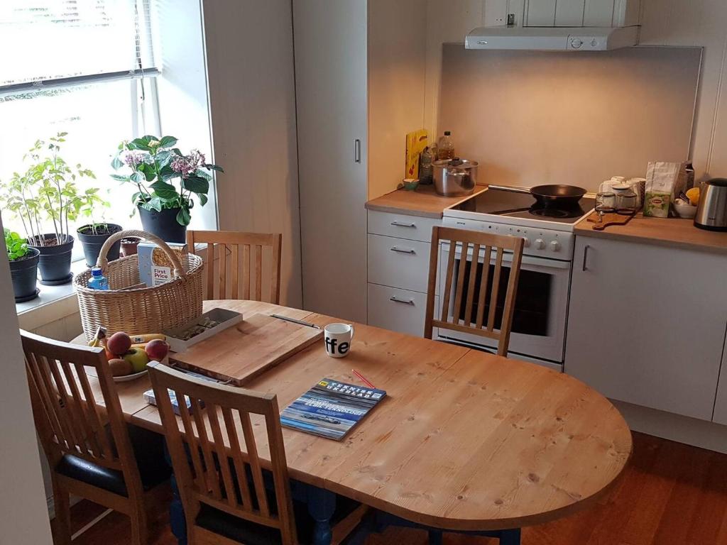 Η κουζίνα ή μικρή κουζίνα στο Trondhjemsvegen