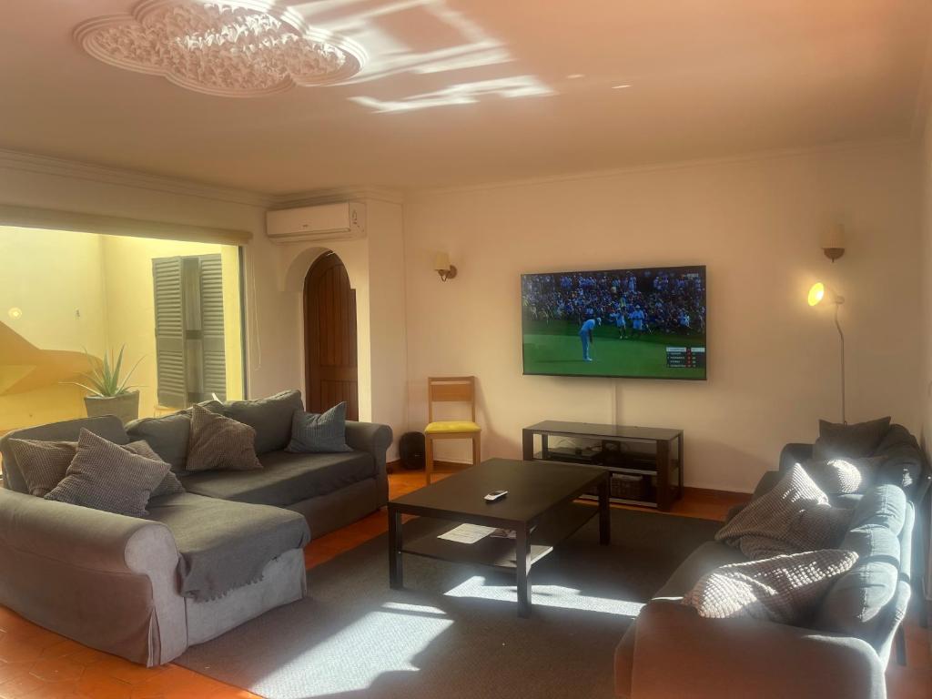 Posezení v ubytování Villa Amarela