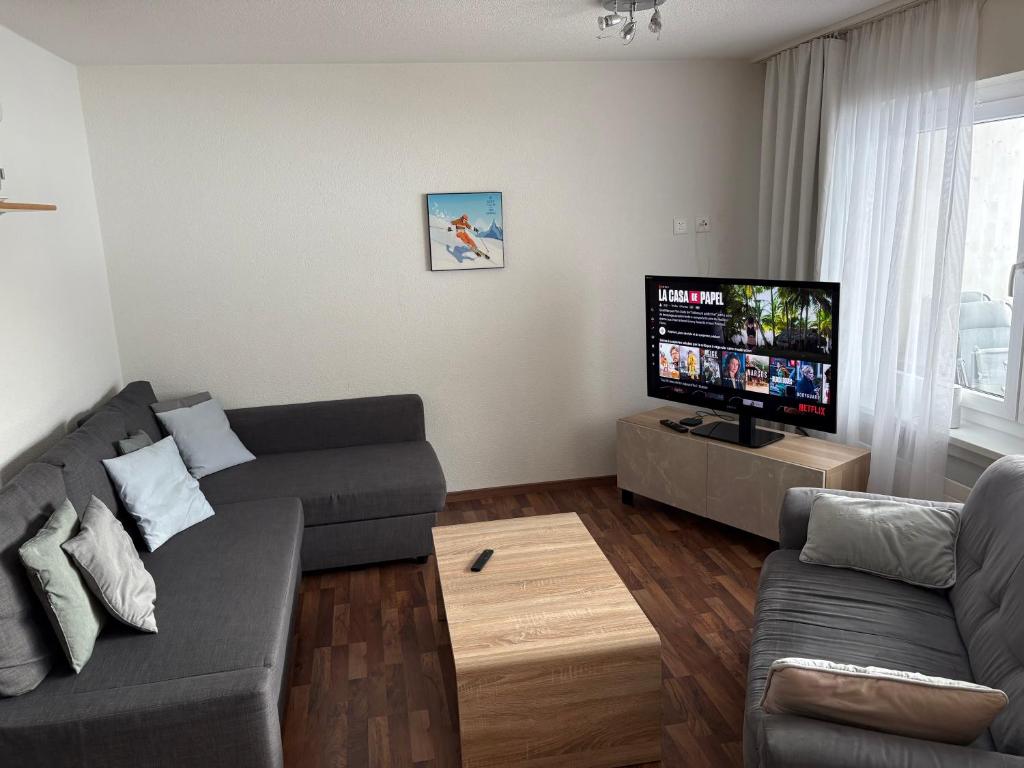 TV a/nebo společenská místnost v ubytování Salute 206