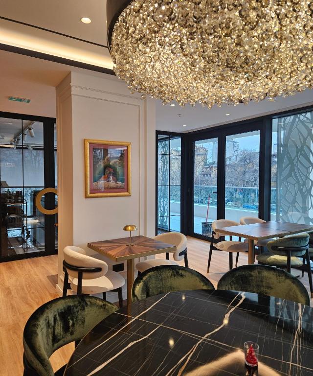 Posezení v ubytování New Belgrade Premium Hotel