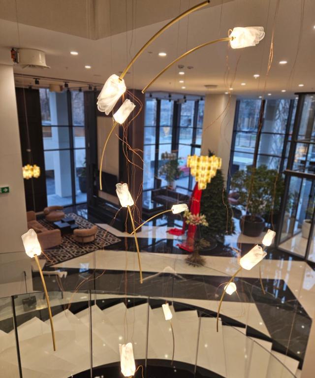 Posezení v ubytování New Belgrade Premium Hotel