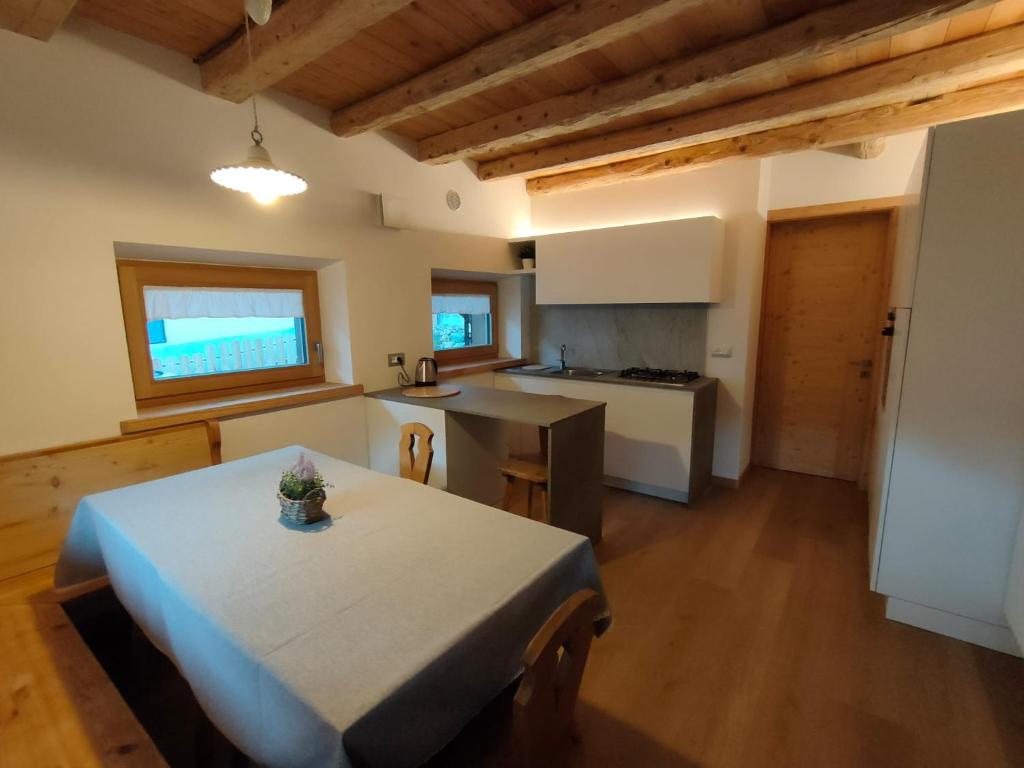 Kuchyň nebo kuchyňský kout v ubytování Gianni Rocca Apartments
