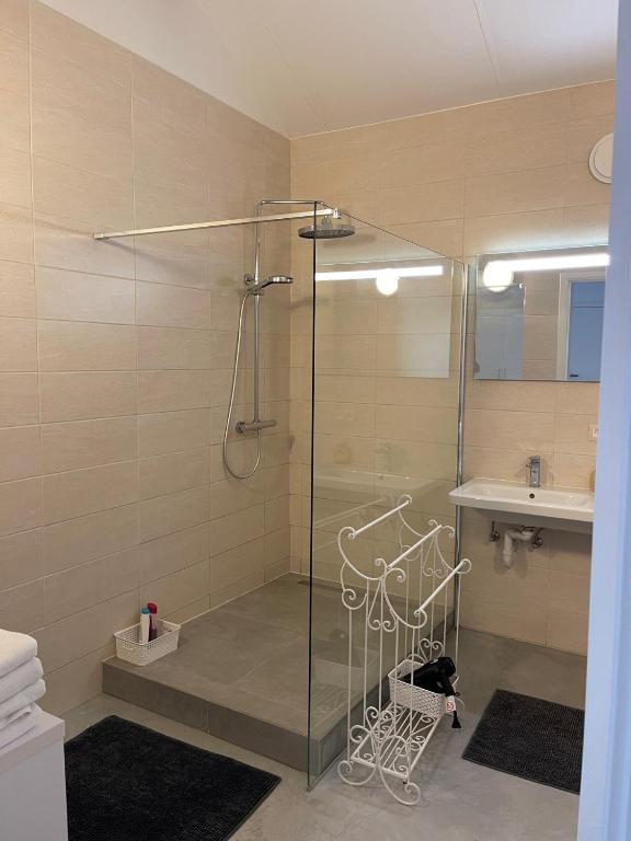 Koupelna v ubytování Landlord bij Leuven