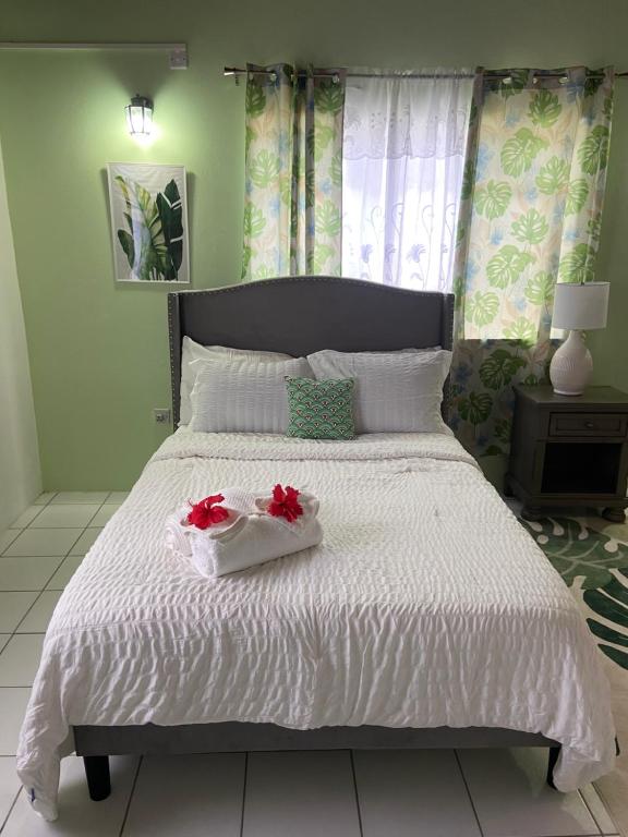 Letto o letti in una camera di Seabliss Villa