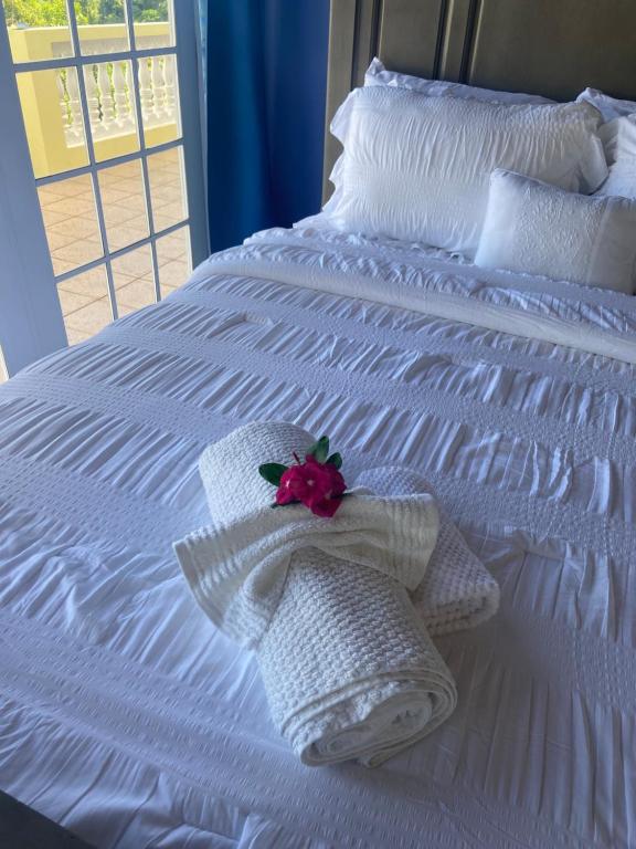 Letto o letti in una camera di Seabliss Villa