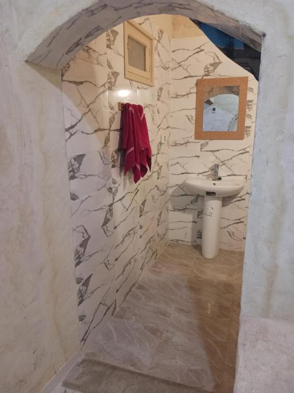 Koupelna v ubytování Maisons la Porte de Désert à Douz