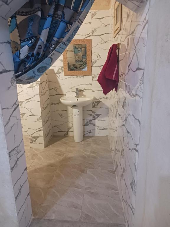 Koupelna v ubytování Maisons la Porte de Désert à Douz