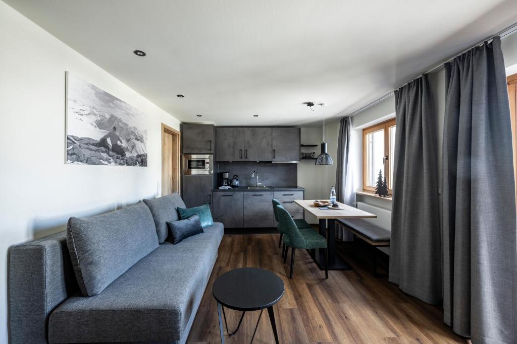 Kuchyň nebo kuchyňský kout v ubytování Gästehaus Dauser