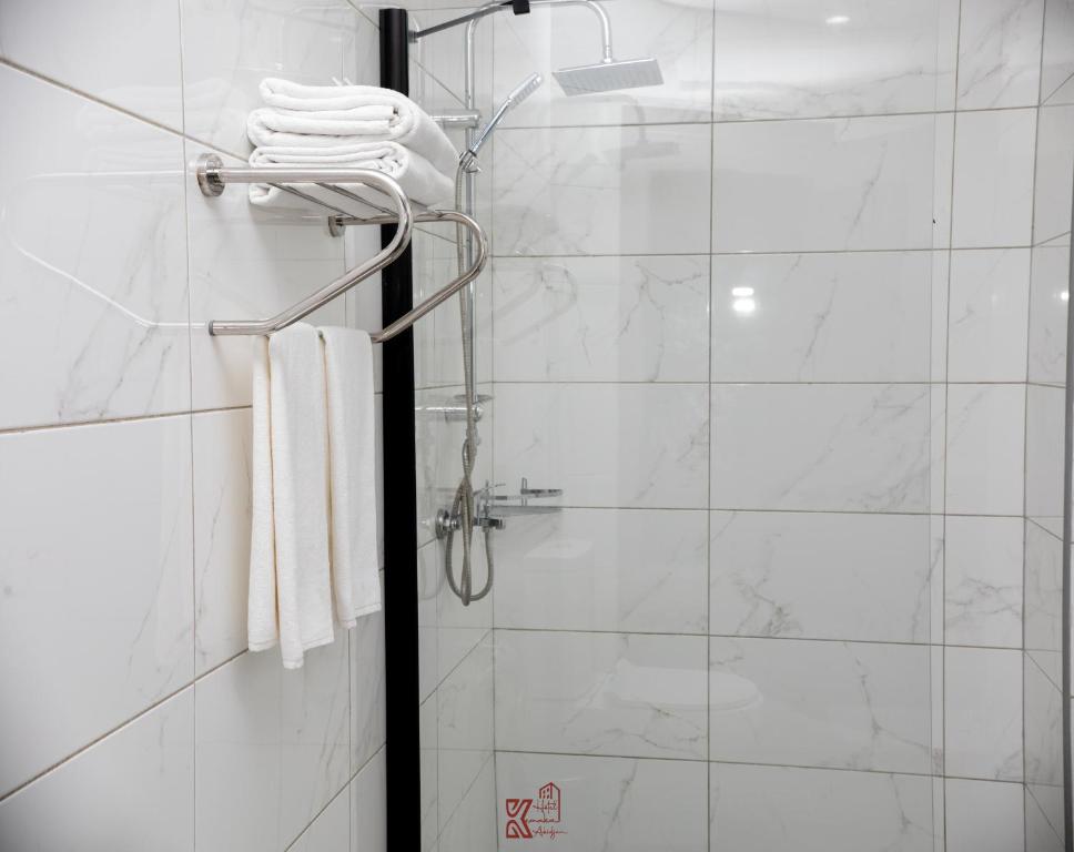 Koupelna v ubytování Hôtel KEMAKA