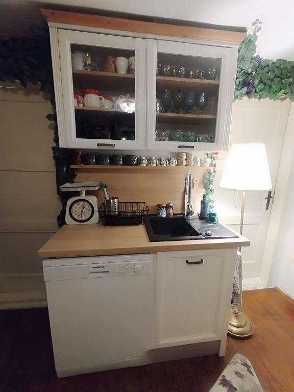 Kuchyň nebo kuchyňský kout v ubytování Honey house Lika