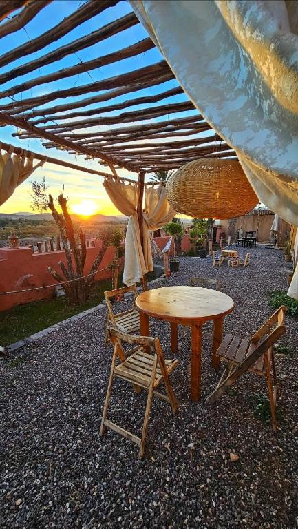 Balkón nebo terasa v ubytování Vue panoramique Ouarzazate centre
