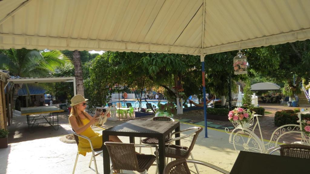 Bazén v ubytování Hotel Campestre Villa Yudy nebo v jeho okolí