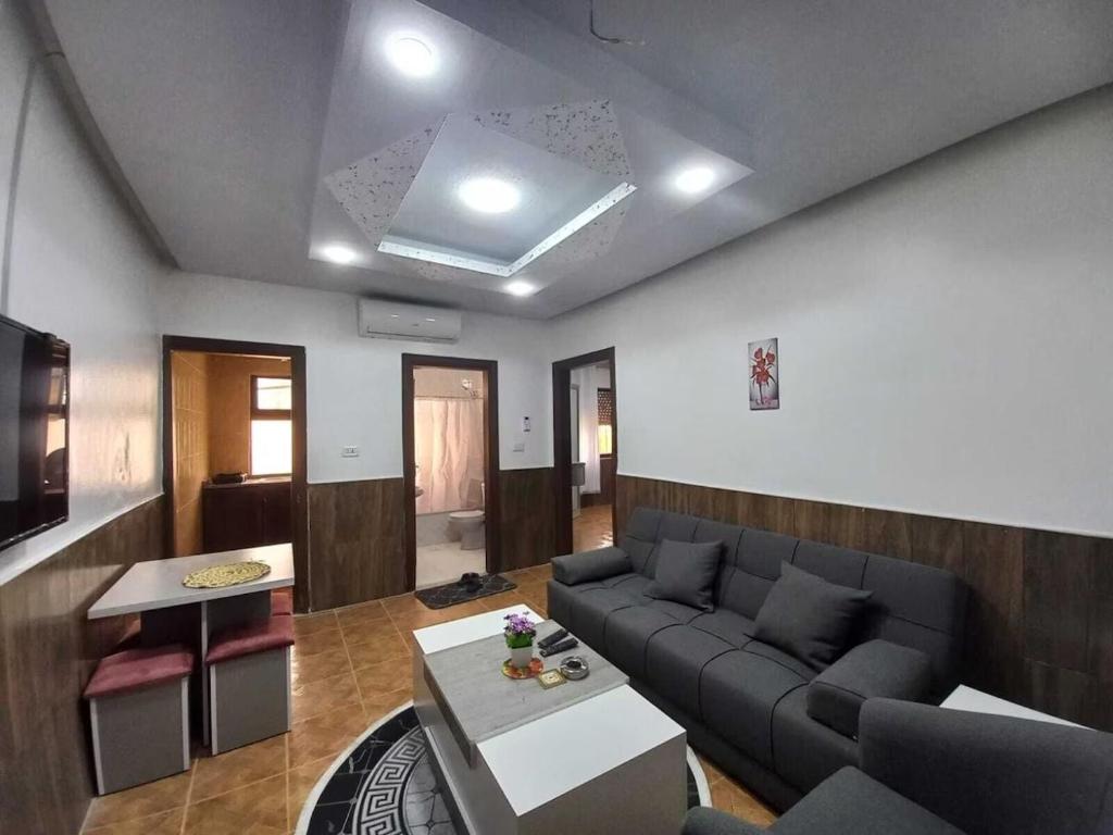 Posezení v ubytování Al-Nujoom Hotel Suites