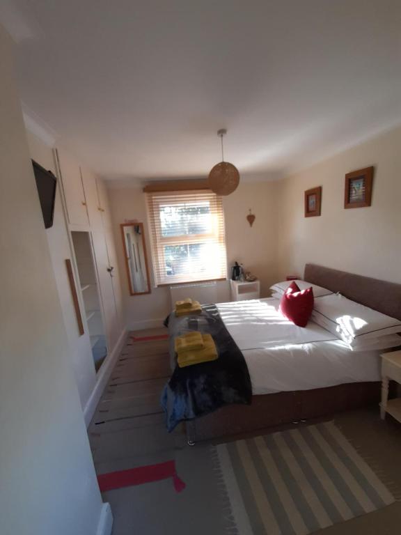 Postel nebo postele na pokoji v ubytování Hygge Somerset