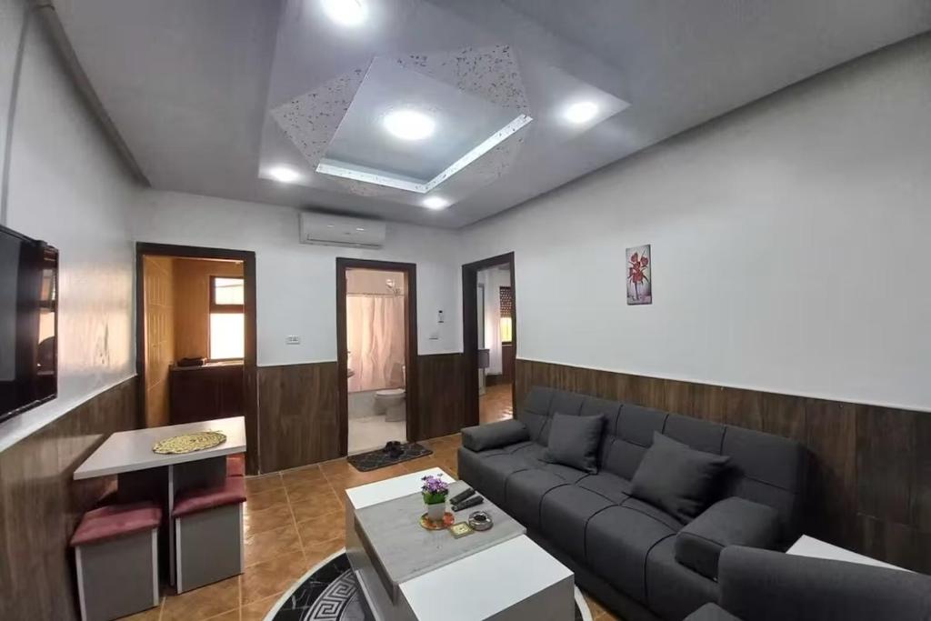 Posezení v ubytování Al-Nujoom Hotel Suites