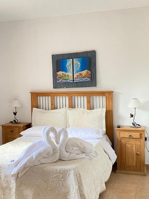 Postel nebo postele na pokoji v ubytování posada