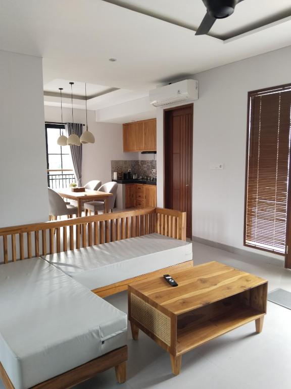 Posezení v ubytování Sawitri Anandhita Luxury Villas