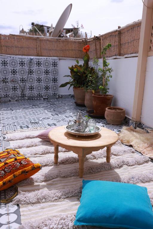 Posezení v ubytování Maison Imane Marrakech