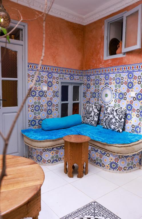 Posezení v ubytování Maison Imane Marrakech