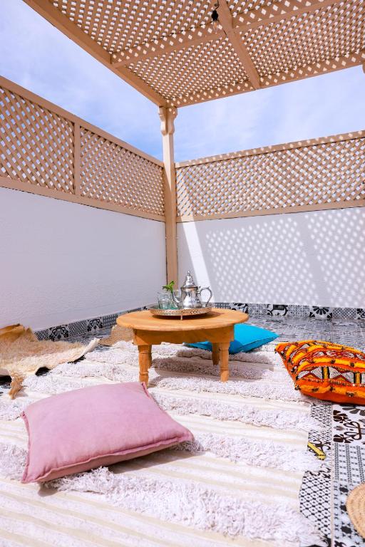 Posezení v ubytování Maison Imane Marrakech