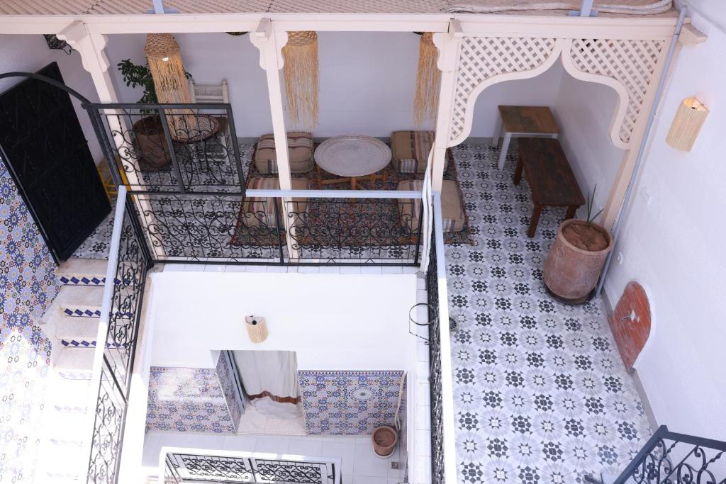 Posezení v ubytování Maison Imane Marrakech