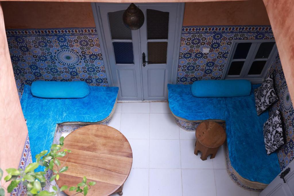 Posezení v ubytování Maison Imane Marrakech