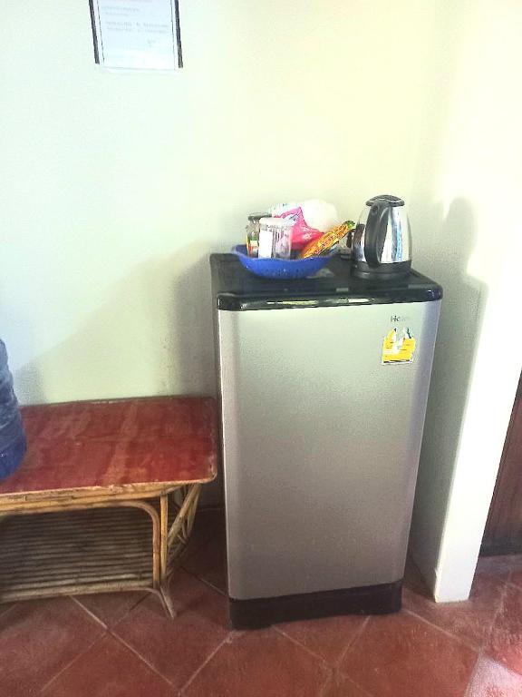 Kuchyň nebo kuchyňský kout v ubytování Jungle House Kep