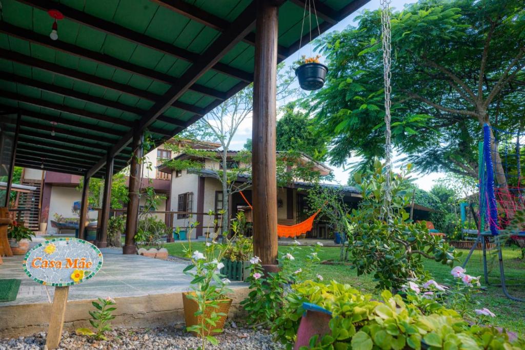 Zahrada ubytování Espaço Anirvana - loft Bambuzal