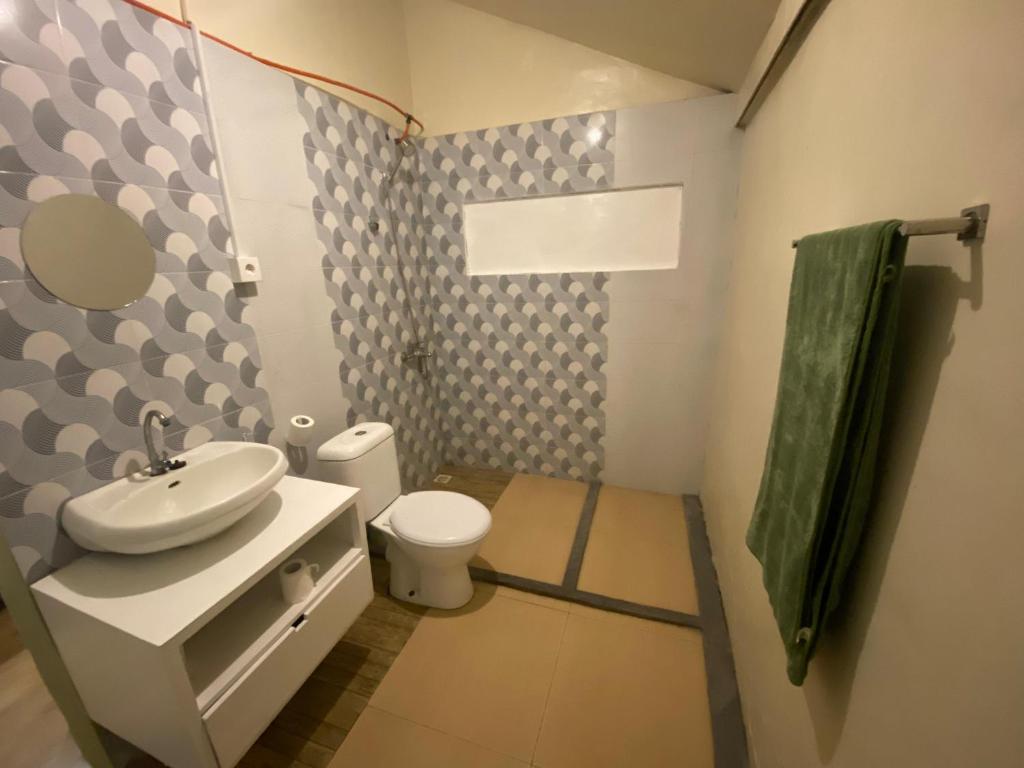 Koupelna v ubytování Two Brothers Guesthouse