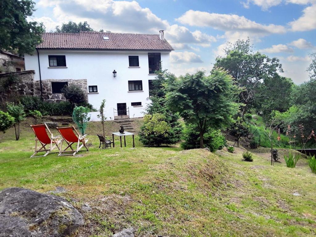 Zahrada ubytování Spacious house in Pontevedra